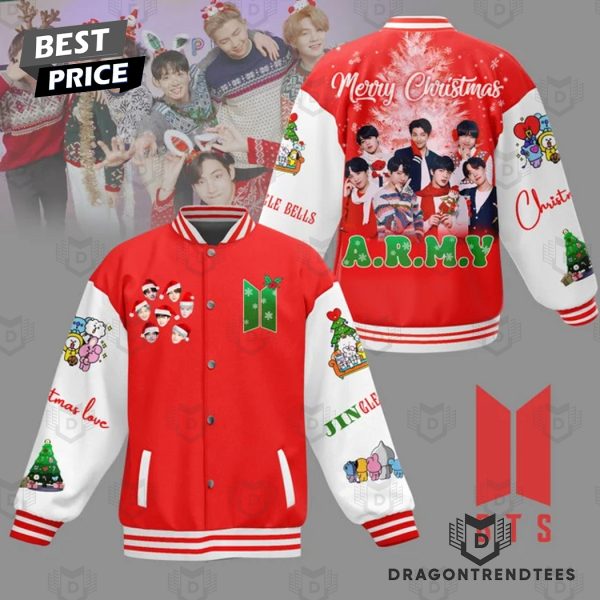 BTS Merry Christmas Army Baseball Jacket