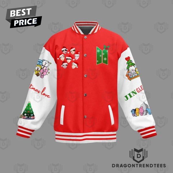 BTS Merry Christmas Army Baseball Jacket