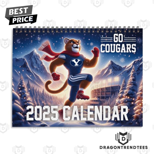 BYU Cougars Football Go Cougars 2025 Calendar