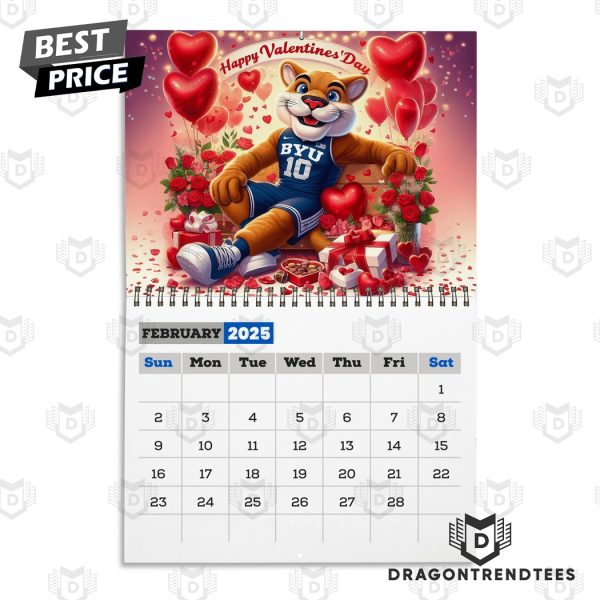 BYU Cougars Football Go Cougars 2025 Calendar