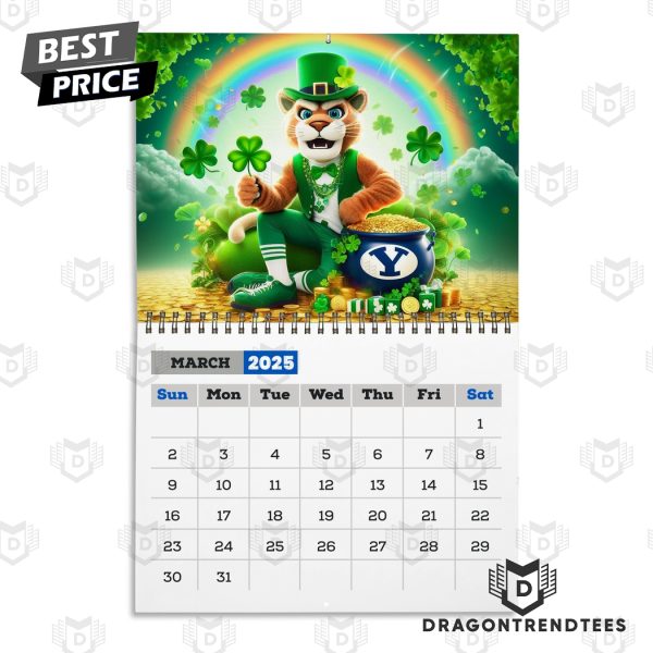 BYU Cougars Football Go Cougars 2025 Calendar