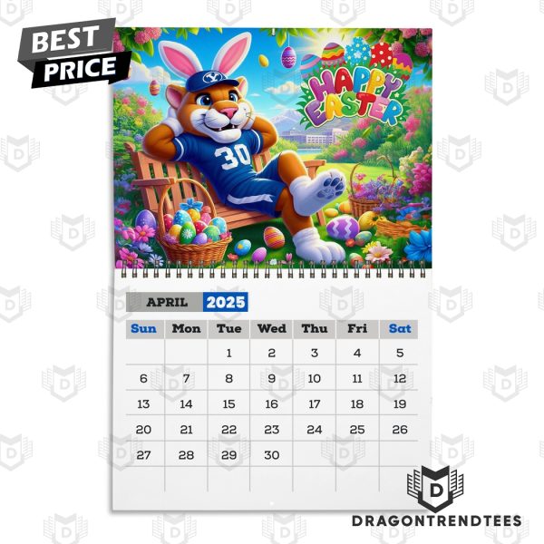 BYU Cougars Football Go Cougars 2025 Calendar