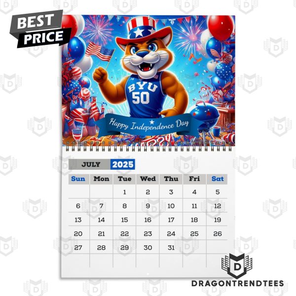 BYU Cougars Football Go Cougars 2025 Calendar