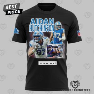 Aidan Hutchinson Dramathon Detroit Lions 2024 3D T-Shirt