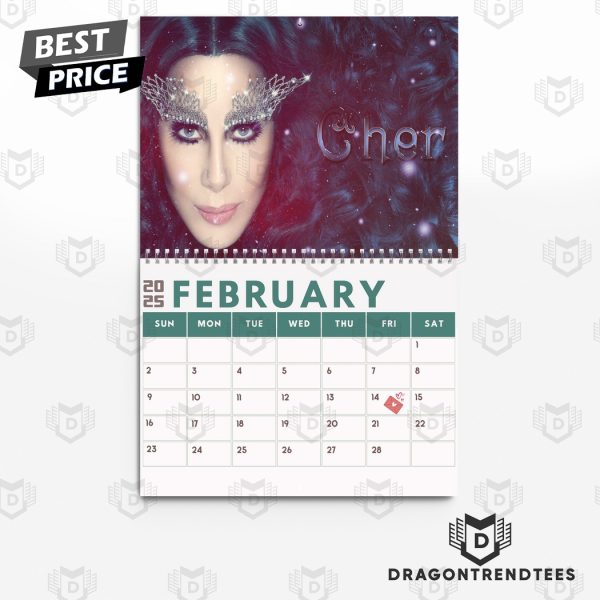 Cher New Year 2025 Calendar