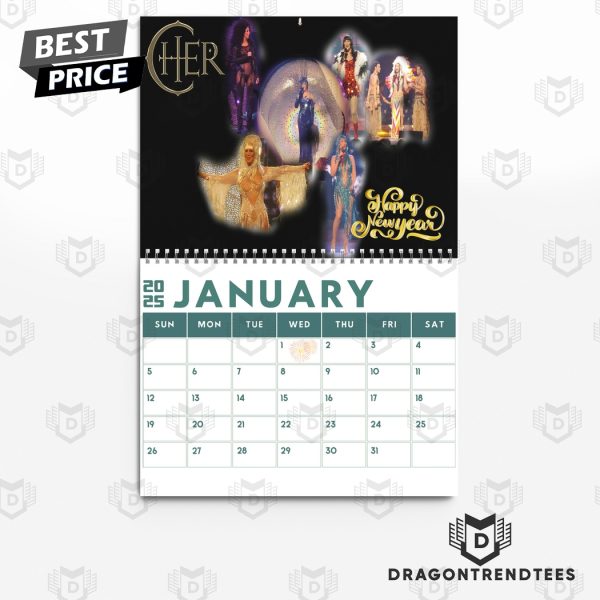 Cher New Year 2025 Calendar