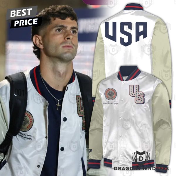 Christian Pulisic USA Soccer Team Baseball Jacket