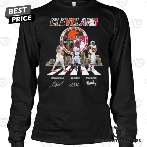 Cleveland Browns x Cleveland Guardians x Cleveland Cavaliers Signature Unisex T-Shirt