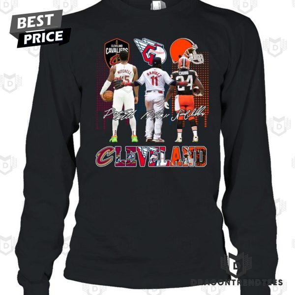 Cleveland Cavaliers – Cleveland Browns – Cleveland Guardians Signature Unisex T-Shirt