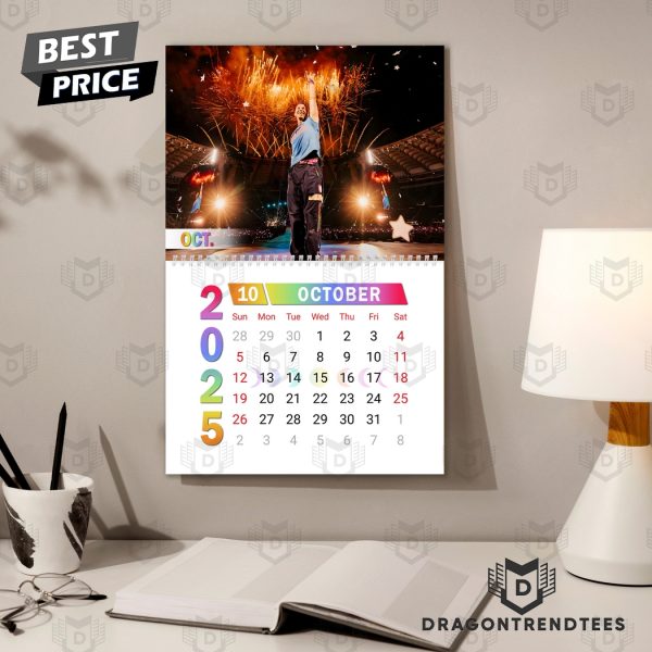 Coldplay Happy 2025 Calendar