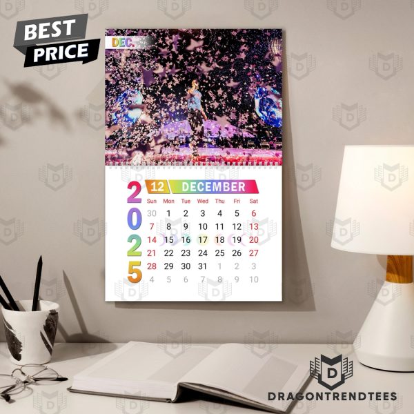 Coldplay Happy 2025 Calendar