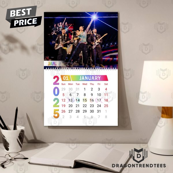 Coldplay Happy 2025 Calendar