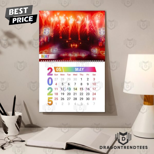 Coldplay Happy 2025 Calendar