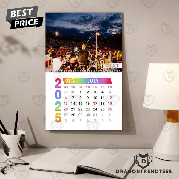 Coldplay Happy 2025 Calendar