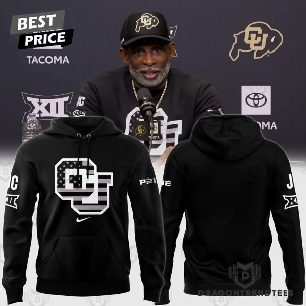 Colorado Buffaloes Football Logo Design Hoodie – Black