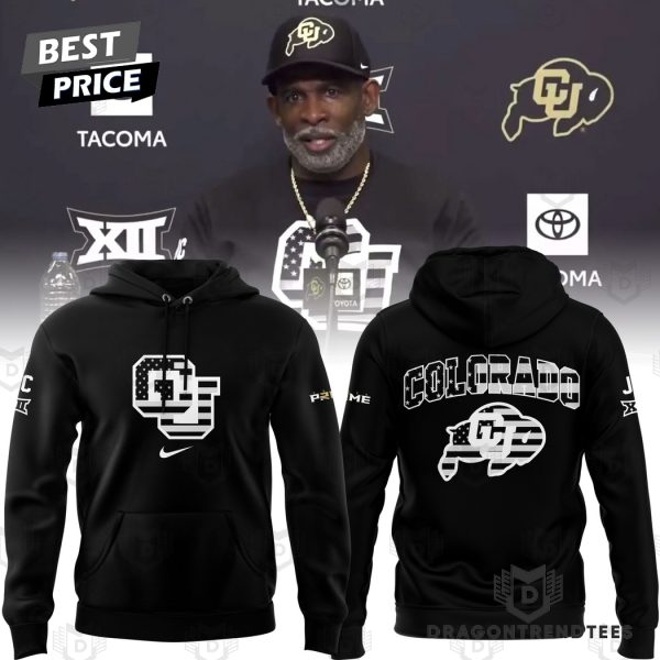 Colorado Buffaloes Football Logo Hoodie – Black