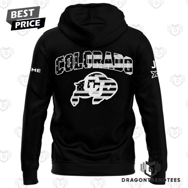 Colorado Buffaloes Football Logo Hoodie – Black