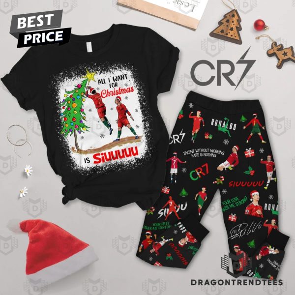 Cristiano Ronaldo CR7 Siuuuu Signature Pajamas Set