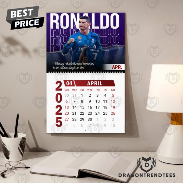 Cristiano Ronaldo Legend 2025 Calendar