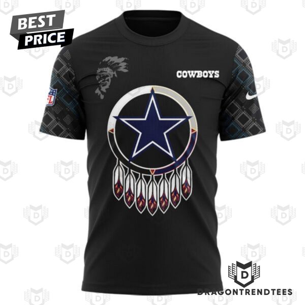 Dallas Cowboys 2024 Native American Heritage Month 3D T-Shirt