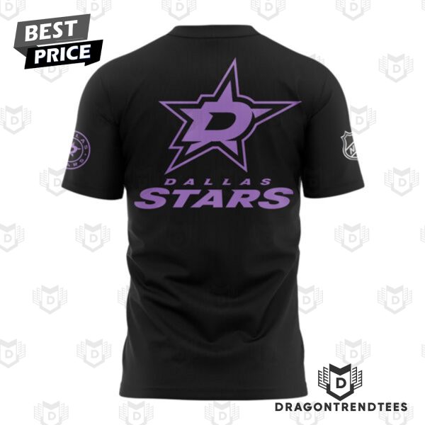 Dallas Stars 2024 Hockey Fights x Cancer Night 3D T-Shirt