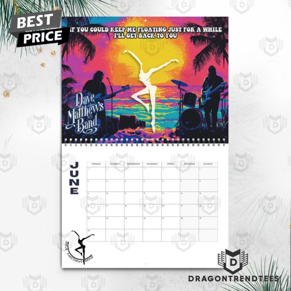 Dave Matthews Band New Year 2025 Calendar