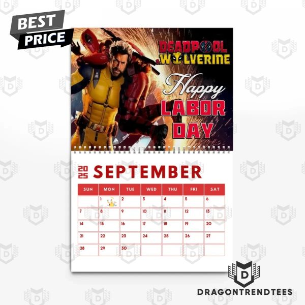 Deadpool & Wolverine 2025 Calendar