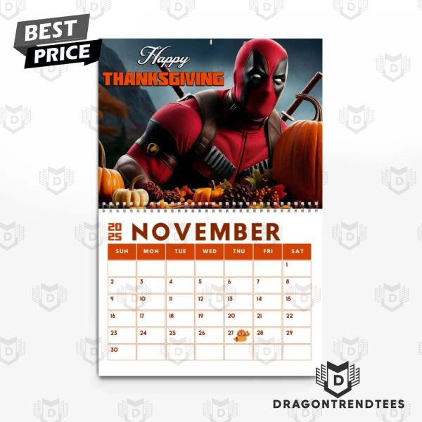 Deadpool & Wolverine 2025 Calendar