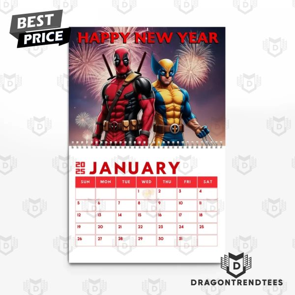 Deadpool & Wolverine 2025 Calendar