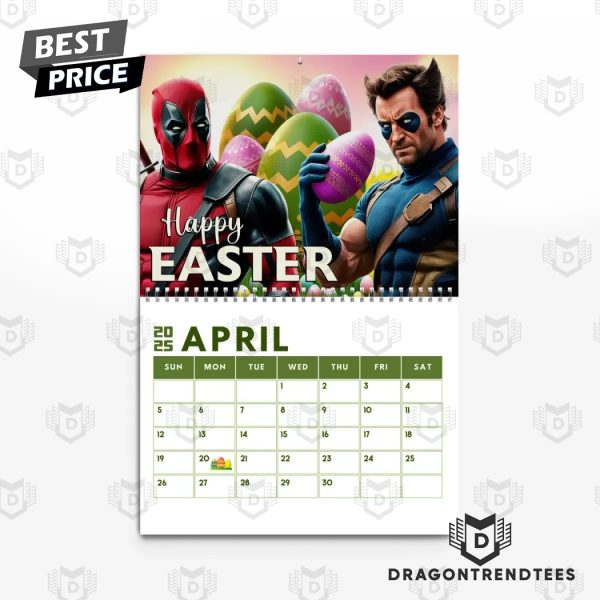 Deadpool & Wolverine 2025 Calendar