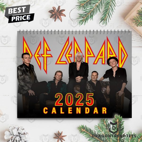 Def Leppard New Year 2025 Calendar