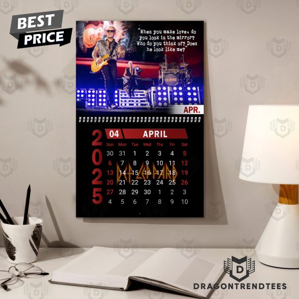 Def Leppard New Year 2025 Calendar