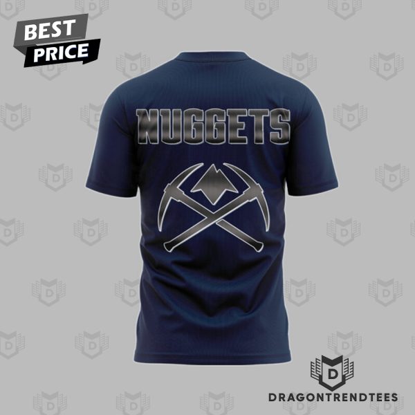 Denver Nuggets Basketball Blue 3D T-Shirt