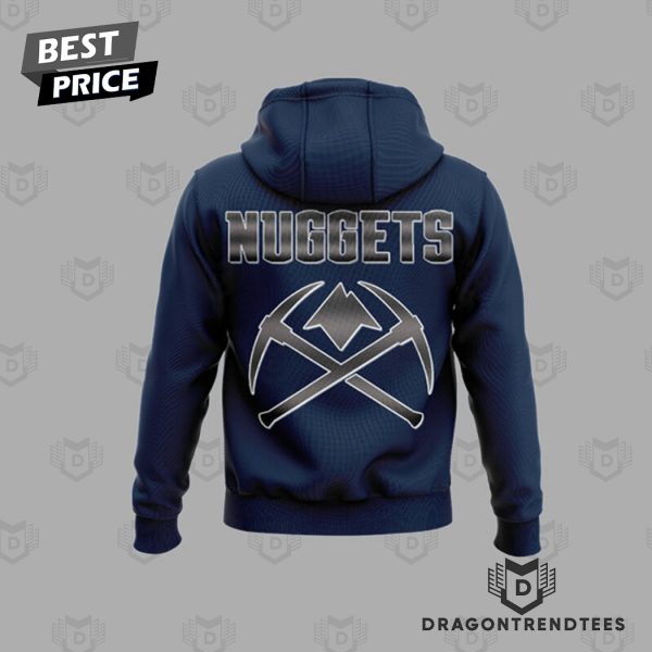 Denver Nuggets Basketball Special Design Blue Hoodie