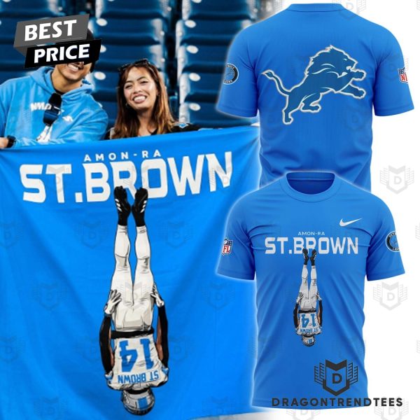 Detroit Lions Amon Ra St Brown 3D T-Shirt