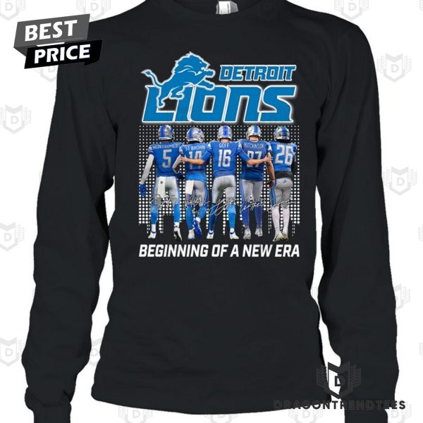 Detroit Lions Beginning Of A New Era Signature Unisex T-Shirt