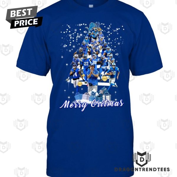 Detroit Lions Merry Gritmas Unisex T-Shirt