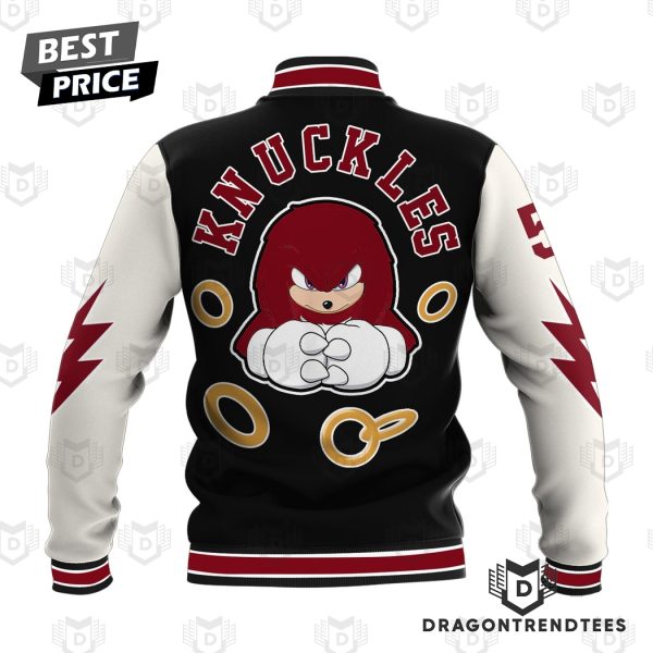 Detroit Lions Sonic And Knuckles Baseball Jacket