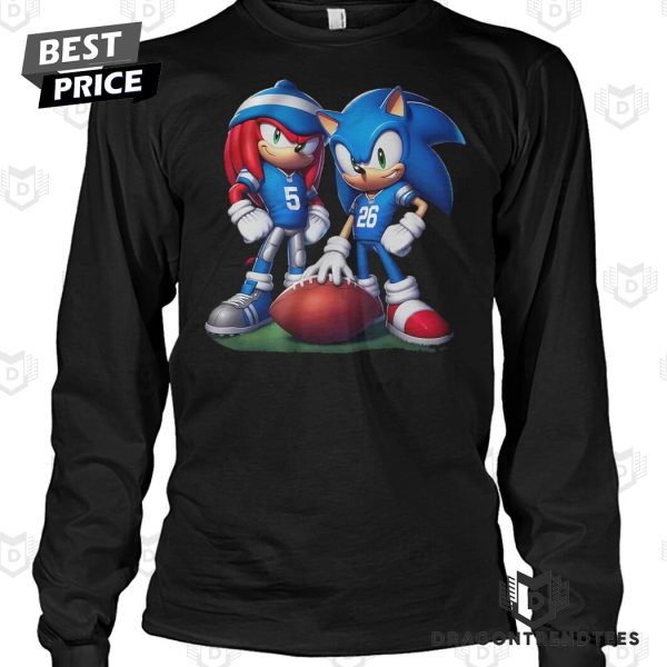 Detroit Lions Sonic And Knuckles Unisex T-Shirt