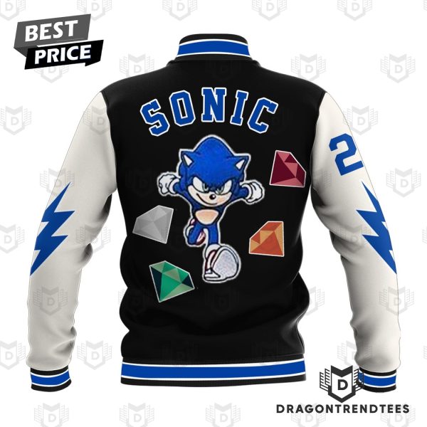 Detroit Lions X Sonic Baseball Jacket