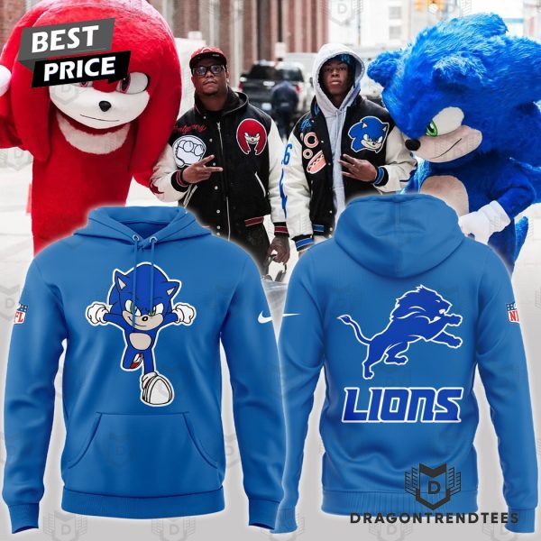 Detroit Lions X Sonic Design Hoodie – Blue