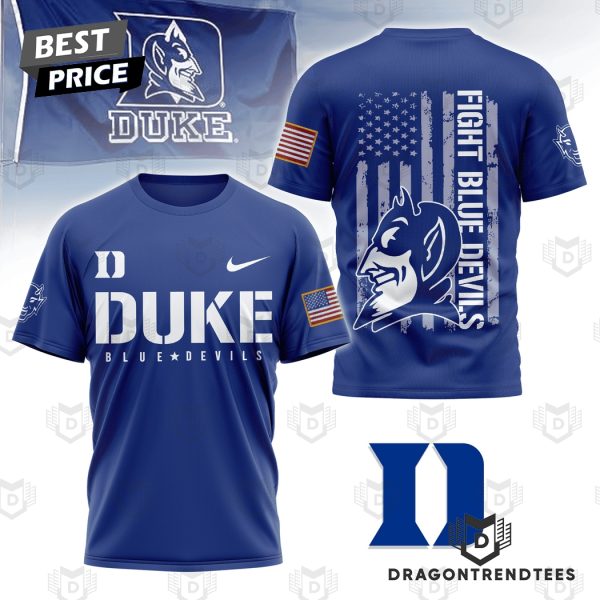 Duke Blue Devils Fight Blue Devils 3D T-Shirt