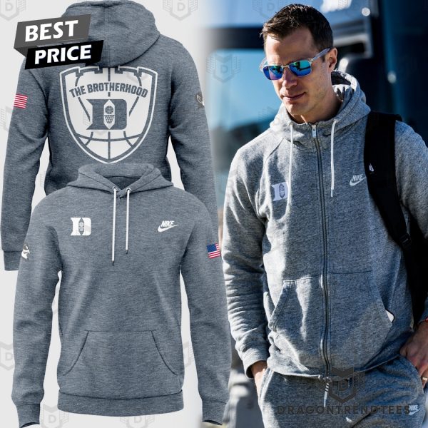 Duke Blue Devils Mens Basketball The Brotherhood Logo Hoodie