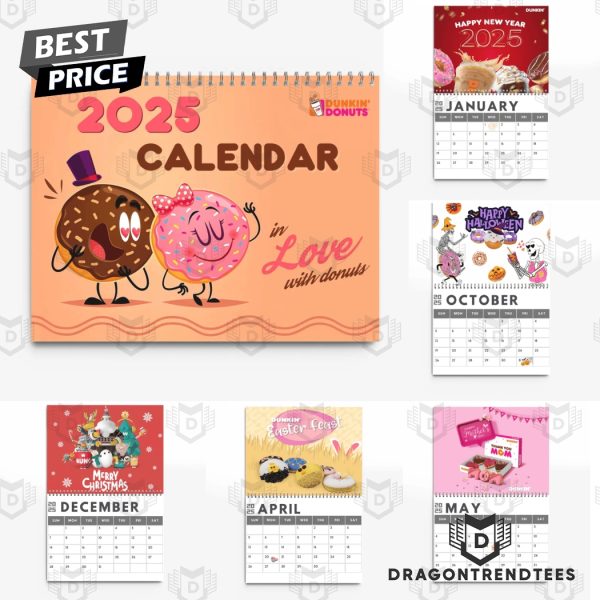 Dunkin Donuts In Love With Donuts 2025 Calendar