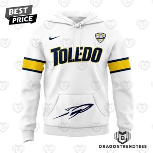 Toledo Rockets Women Basketball 50th Anniversary Hoodie – White