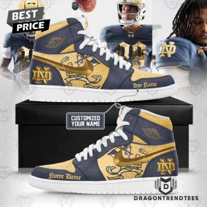 Personalized Notre Dame Fighting Irish 2024 Shamrock Series Air Jordan 1 High Top