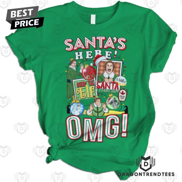 ELF Santa Here Omg Pajamas Set