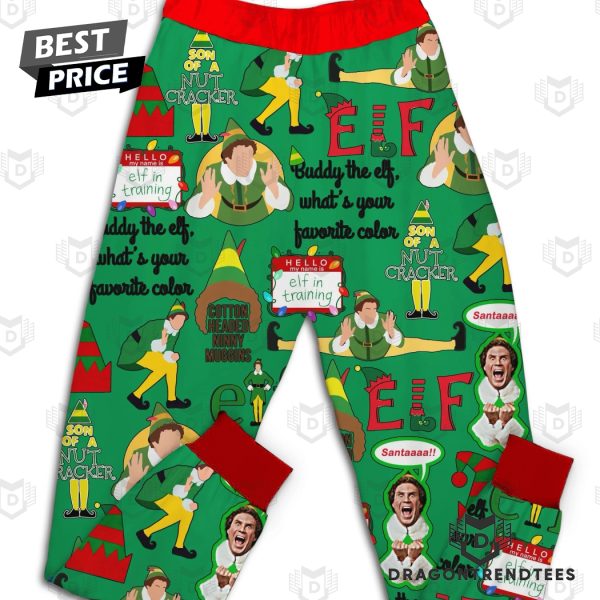 ELF Santa Here Omg Pajamas Set