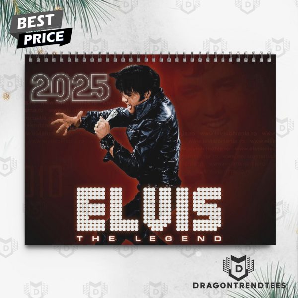 Elvis Presley The Legend 2025 Calendar