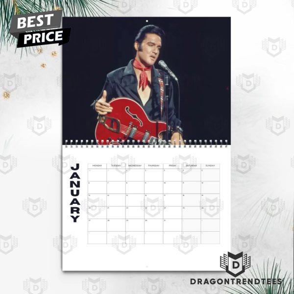 Elvis Presley The Legend 2025 Calendar